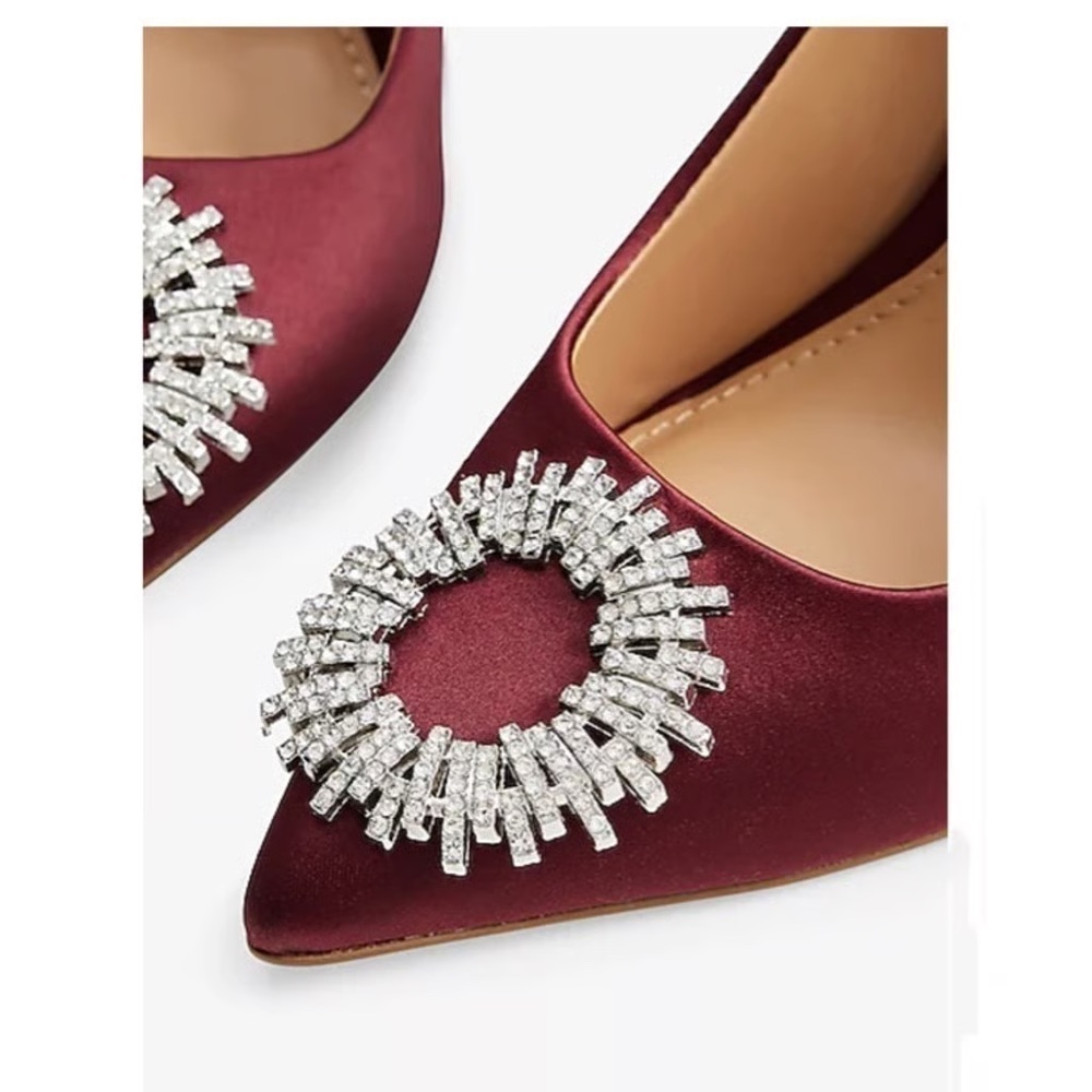 Express Rhinestone Embellished Pumps - Picture 3 of 4
